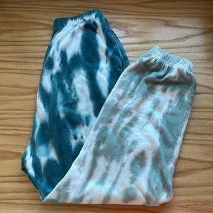 Ombré cuffed sweatpants